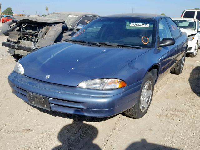 2B3HD46T8SH664644 - 1995 DODGE INTREPID BLUE photo 2