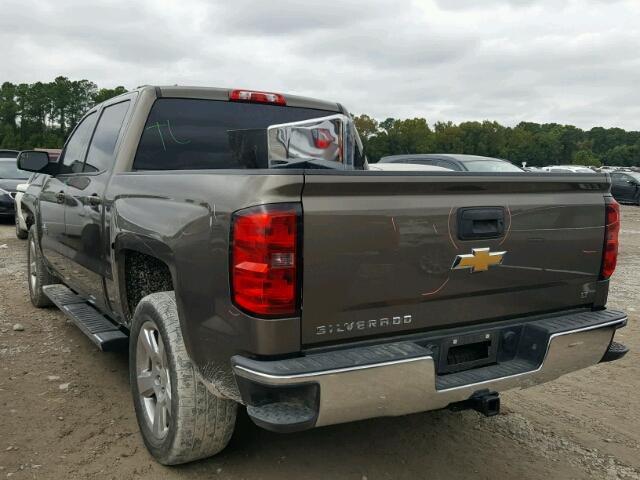 3GCPCREC6EG505623 - 2014 CHEVROLET SILVERADO BROWN photo 3