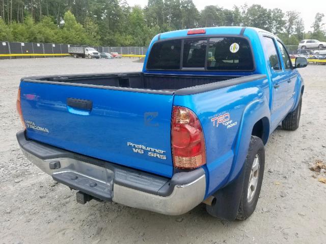 5TEJU62N46Z212042 - 2006 TOYOTA TACOMA DOUBLE CAB PRERUNNER  photo 4