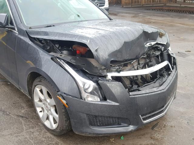 1G6AG5RX8E0132592 - 2014 CADILLAC ATS GRAY photo 9