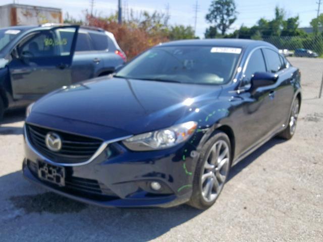 JM1GJ1W54F1214058 - 2015 MAZDA 6 GRAND TO BLUE photo 2