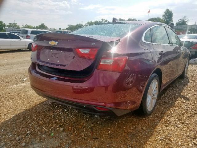 1G1ZE5ST8GF221505 - 2016 CHEVROLET MALIBU LT BURGUNDY photo 4