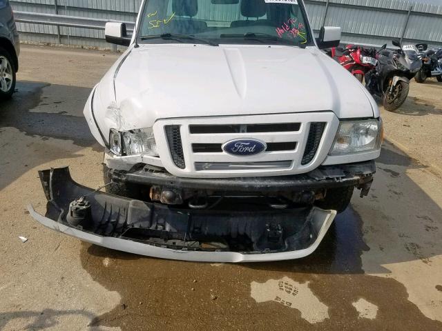 1FTLR4FE5APA26843 - 2010 FORD RANGER SUP WHITE photo 9