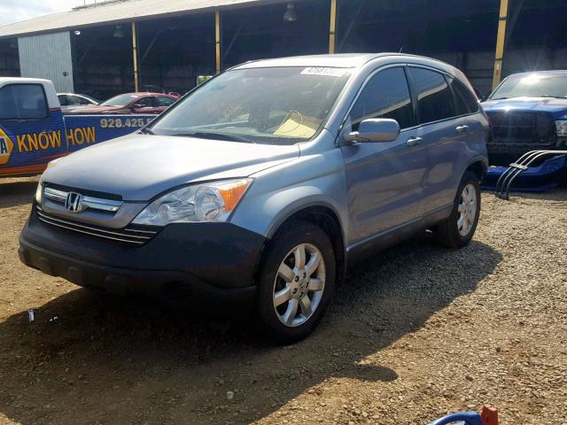 JHLRE38768C025218 - 2008 HONDA CR-V EXL SILVER photo 2