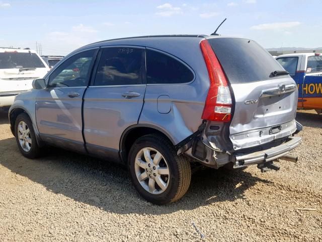 JHLRE38768C025218 - 2008 HONDA CR-V EXL SILVER photo 3