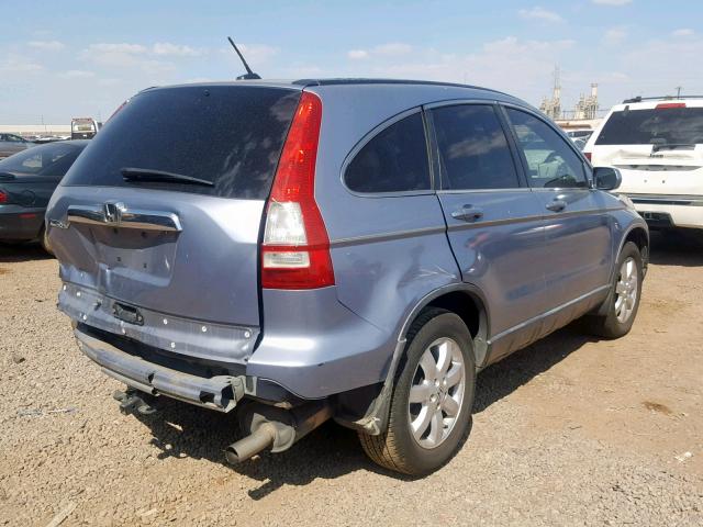 JHLRE38768C025218 - 2008 HONDA CR-V EXL SILVER photo 4