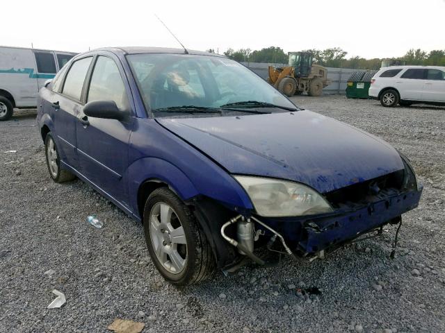 1FAFP34N85W216959 - 2005 FORD FOCUS ZX4 BLUE photo 1