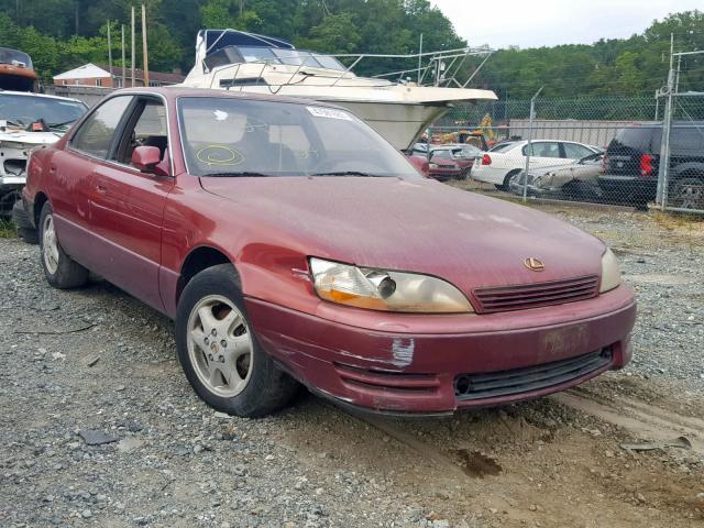 JT8GK13T6R0058002 - 1994 LEXUS ES 300 BURGUNDY photo 1