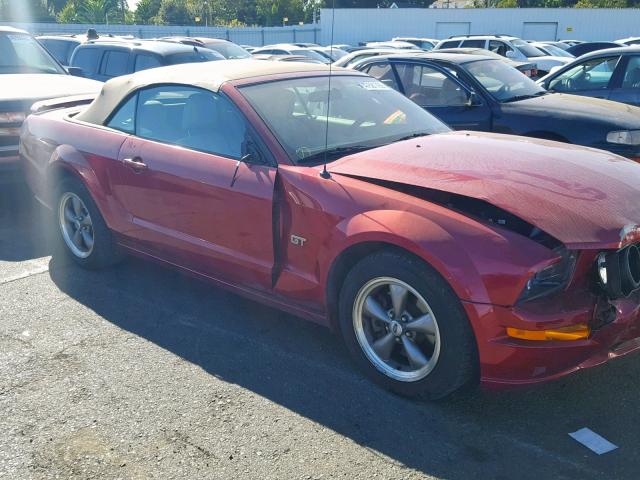 1ZVFT85H865156746 - 2006 FORD MUSTANG GT RED photo 1