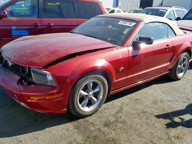 1ZVFT85H865156746 - 2006 FORD MUSTANG GT RED photo 2