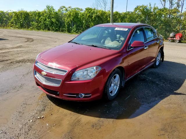 1G1ZK57739F123795 - 2009 CHEVROLET MALIBU LTZ წითელი ფოტო 2