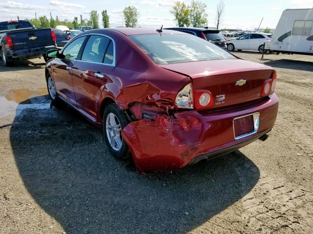 1G1ZK57739F123795 - 2009 CHEVROLET MALIBU LTZ წითელი ფოტო 3