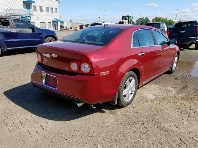 1G1ZK57739F123795 - 2009 CHEVROLET MALIBU LTZ წითელი ფოტო 4