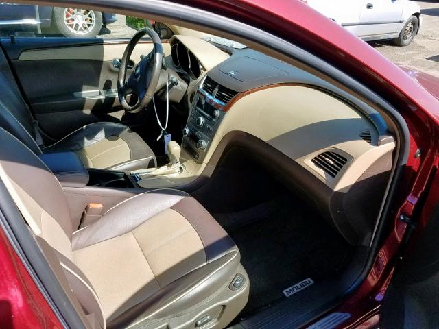 1G1ZK57739F123795 - 2009 CHEVROLET MALIBU LTZ წითელი ფოტო 5