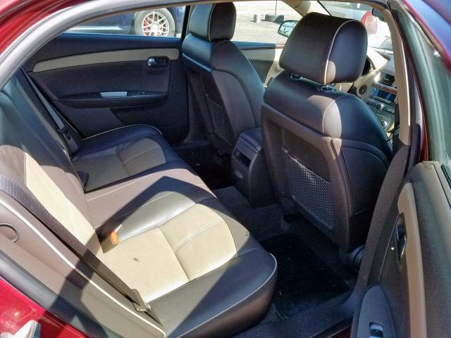 1G1ZK57739F123795 - 2009 CHEVROLET MALIBU LTZ წითელი ფოტო 6