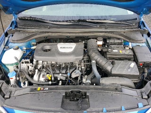 KMHD04LB9JU502811 - 2018 HYUNDAI ELANTRA SP BLUE photo 7