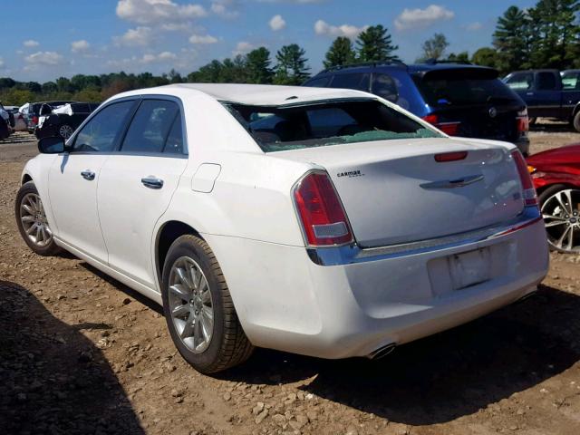 2C3CCACGXCH224139 - 2012 CHRYSLER 300 LIMITE WHITE photo 3