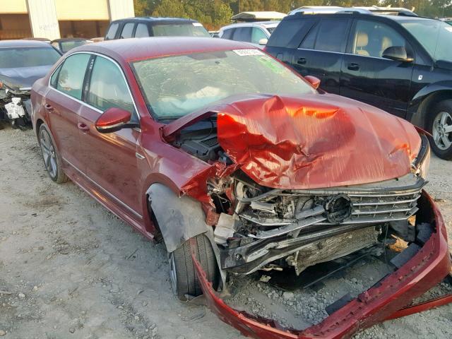 1VWDT7A37HC016536 - 2017 VOLKSWAGEN PASSAT R-L MAROON photo 1