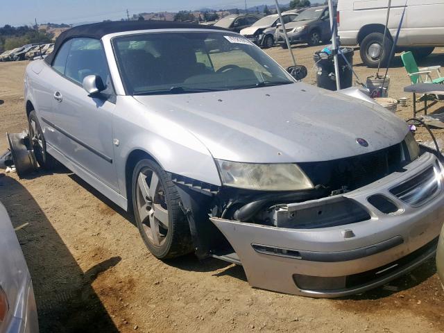 YS3FD79Y176102746 - 2007 SAAB 9-3 2.0T SILVER photo 1