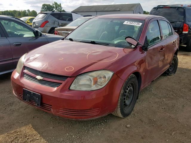 1G1AL58F987201151 - 2008 CHEVROLET COBALT LT RED photo 2