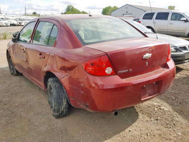 1G1AL58F987201151 - 2008 CHEVROLET COBALT LT RED photo 3