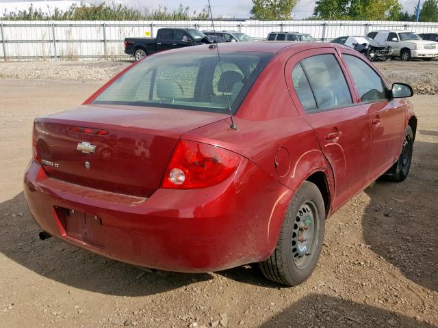 1G1AL58F987201151 - 2008 CHEVROLET COBALT LT RED photo 4