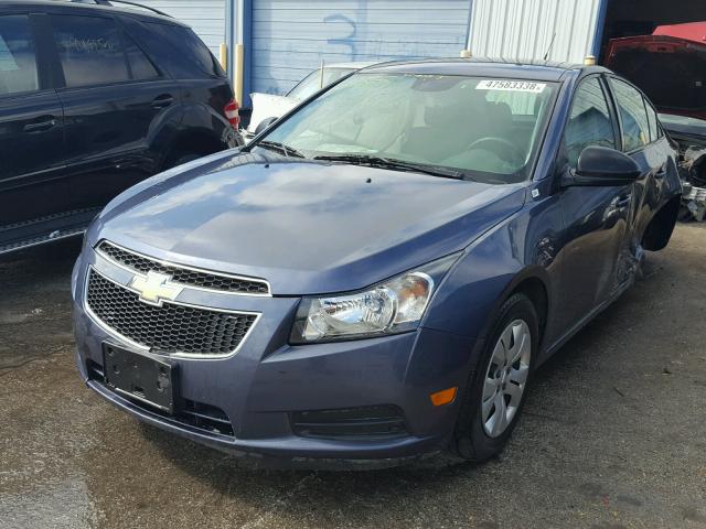 1G1PA5SH1E7454132 - 2014 CHEVROLET CRUZE LS BLUE photo 2