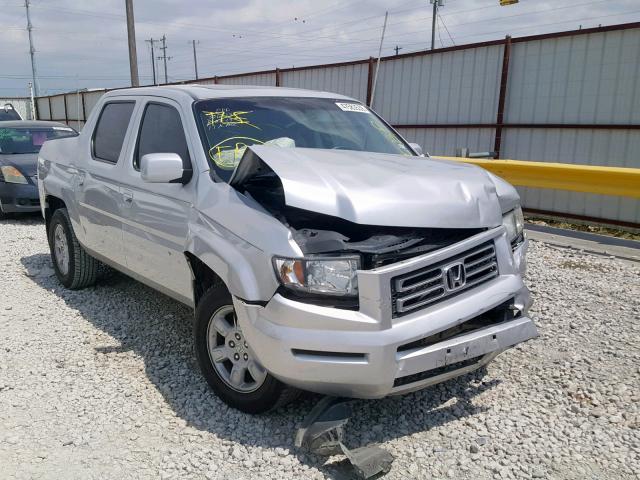 2HJYK16506H538767 - 2006 HONDA RIDGELINE SILVER photo 1