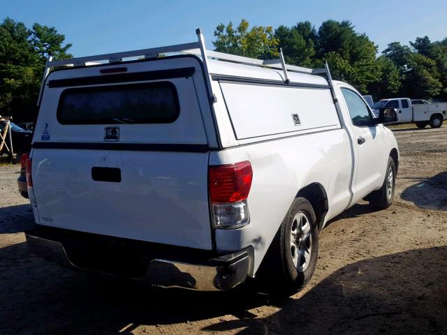 5TFLU5F16BX026062 - 2011 TOYOTA TUNDRA WHITE photo 4