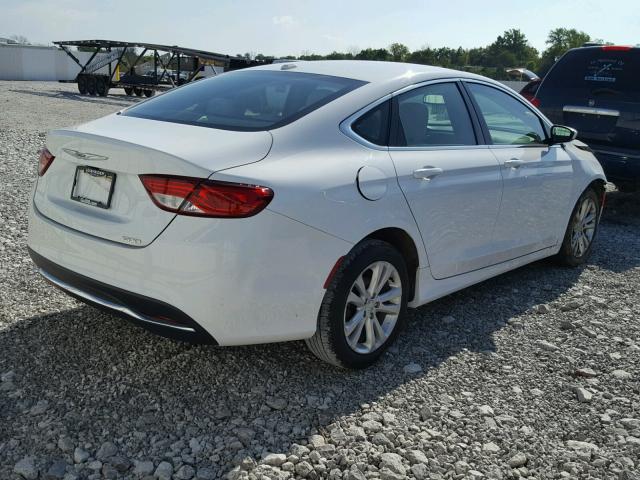 1C3CCCAB9FN669602 - 2015 CHRYSLER 200 LIMITE WHITE photo 4