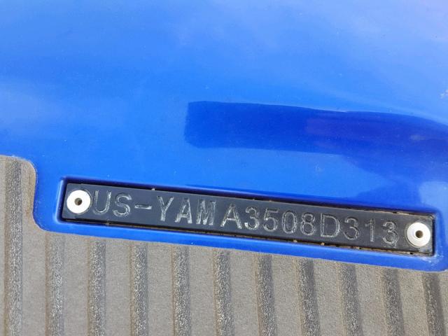 YAMA3508D313 - 2013 YAMAHA JET SKI BLUE photo 20