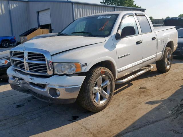 1D7HU18D74J154537 - 2004 DODGE RAM 1500 S WHITE photo 2