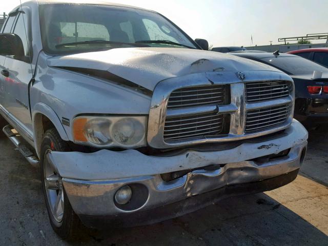 1D7HU18D74J154537 - 2004 DODGE RAM 1500 S WHITE photo 9