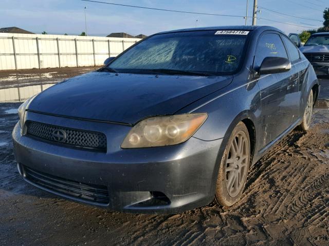 JTKDE167780236789 - 2008 TOYOTA SCION TC CHARCOAL photo 2