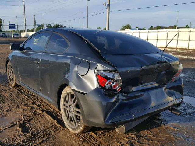 JTKDE167780236789 - 2008 TOYOTA SCION TC CHARCOAL photo 3