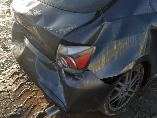 JTKDE167780236789 - 2008 TOYOTA SCION TC CHARCOAL photo 9