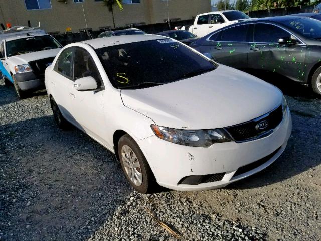 KNAFU4A20A5853506 - 2010 KIA FORTE EX WHITE photo 1