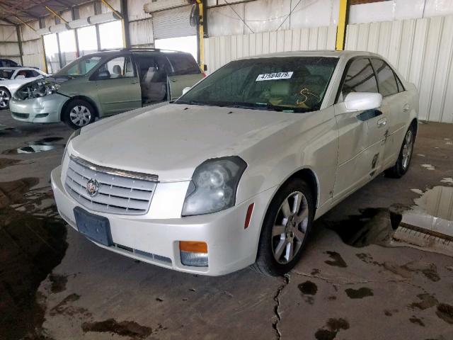 1G6DP577960184959 - 2006 CADILLAC CTS HI FEA WHITE photo 2