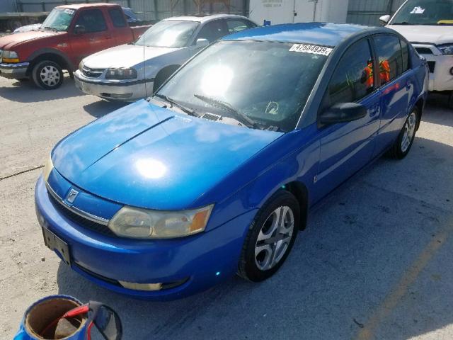 1G8AL52FX3Z134888 - 2003 SATURN ION LEVEL BLUE photo 2