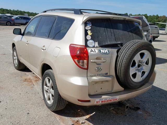 JTMBD31VX85133999 - 2008 TOYOTA RAV4 LIMIT TAN photo 3