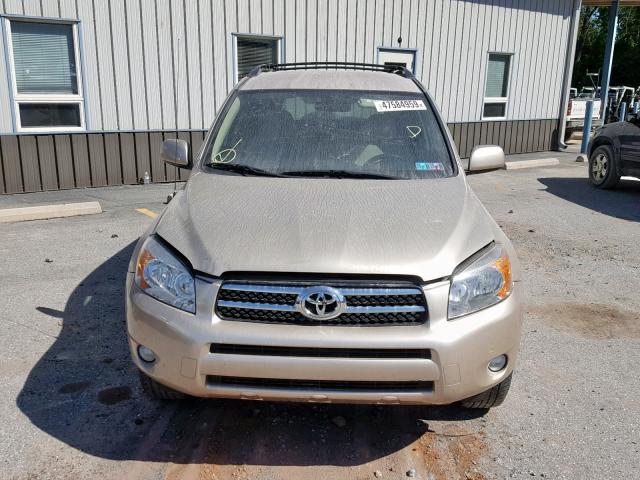 JTMBD31VX85133999 - 2008 TOYOTA RAV4 LIMIT TAN photo 9