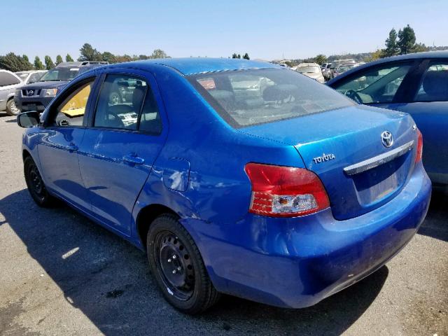 JTDBT903594046380 - 2009 TOYOTA YARIS BLUE photo 3