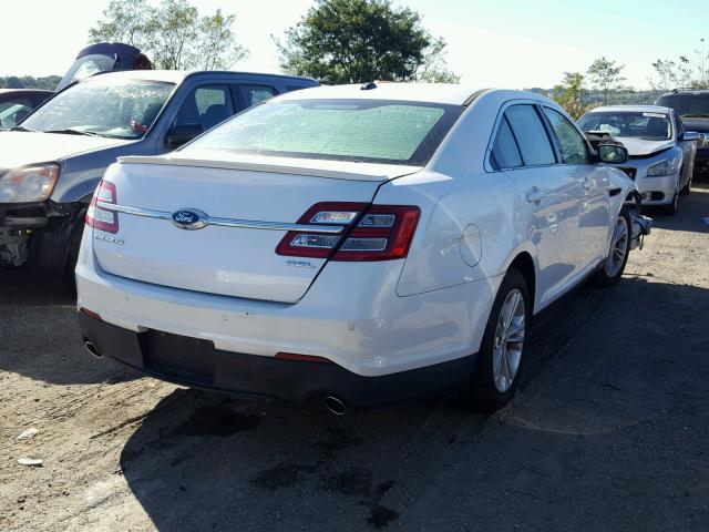 1FAHP2E89EG110400 - 2014 FORD TAURUS SEL WHITE photo 4