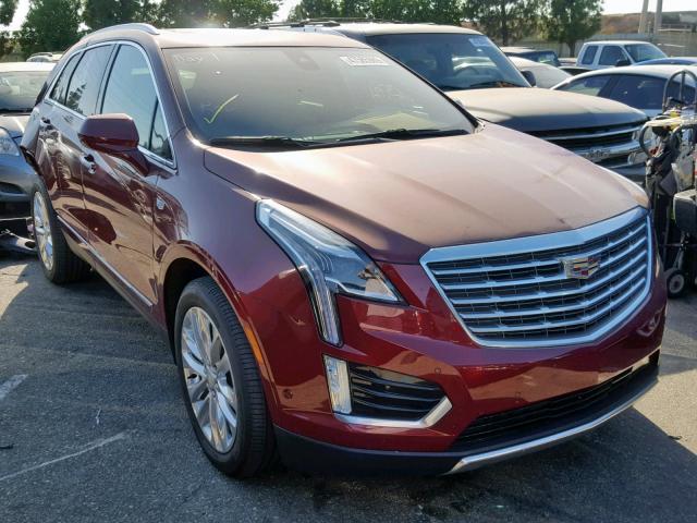 1GYKNFRS2HZ164577 - 2017 CADILLAC XT5 PLATIN RED photo 1