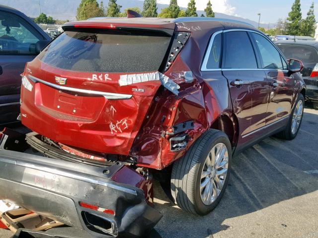 1GYKNFRS2HZ164577 - 2017 CADILLAC XT5 PLATIN RED photo 4