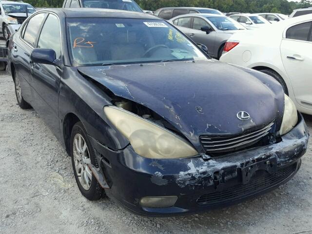 JTHBF30G825037212 - 2002 LEXUS ES 300 BLUE photo 1