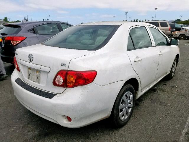 JTDBL40E19J005685 - 2009 TOYOTA COROLLA BA WHITE photo 4