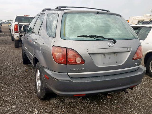 JT6HF10U5Y0142969 - 2000 LEXUS RX 300 SILVER photo 3