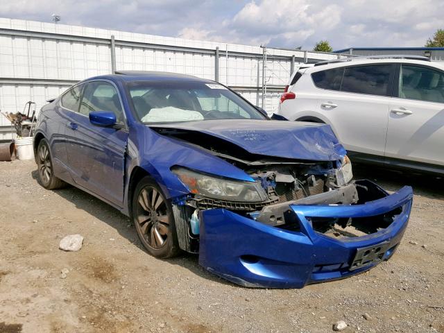 1HGCS12849A013794 - 2009 HONDA ACCORD EXL BLUE photo 1