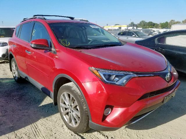 2T3DFREV3GW415117 - 2016 TOYOTA RAV4 LIMIT RED photo 1